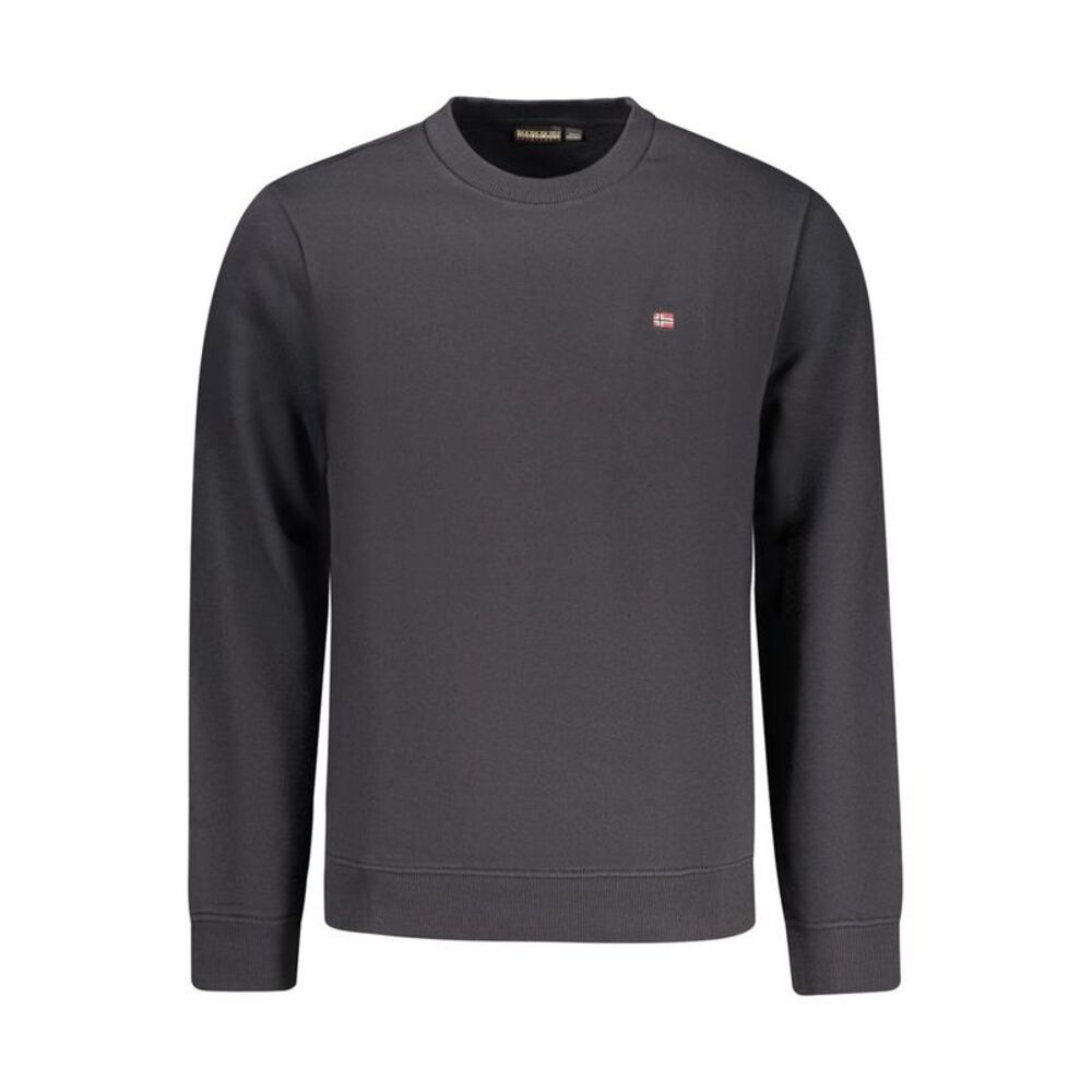 Napapijri Black Cotton Men's Sweatshirt